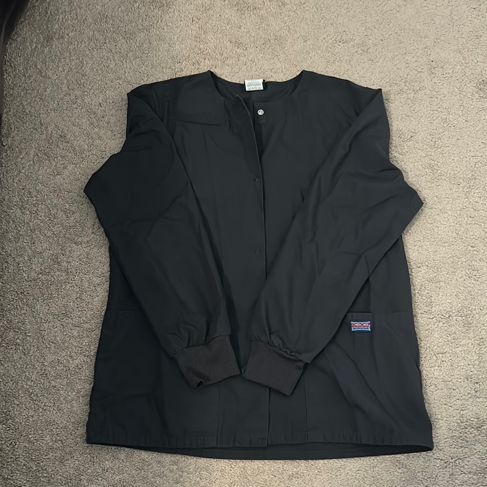 Cherokee snap scrub jacket